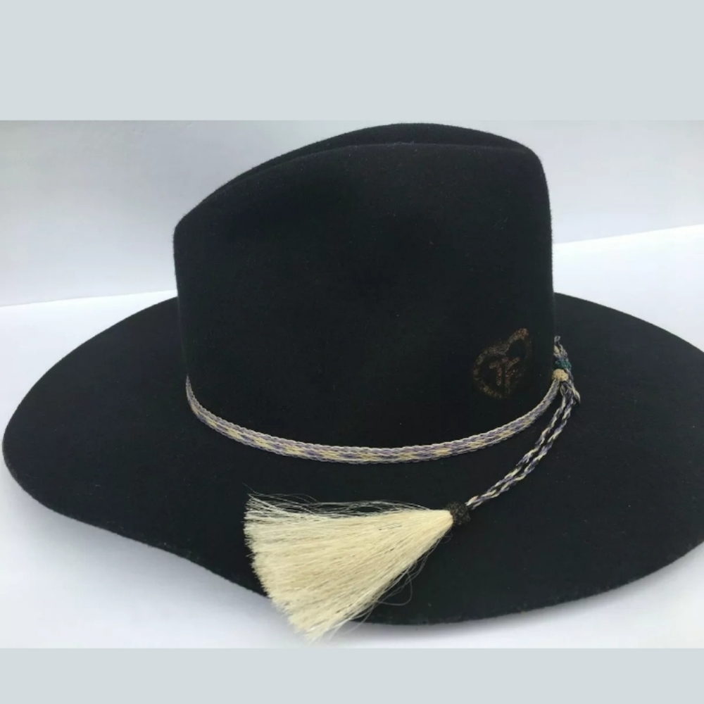 Stetson Solid Black Rodeo Cowboy Junior Hat Youth